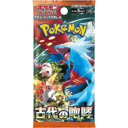Pokemon Scarlet & Violet Ancient Roar Booster Pakke Japansk