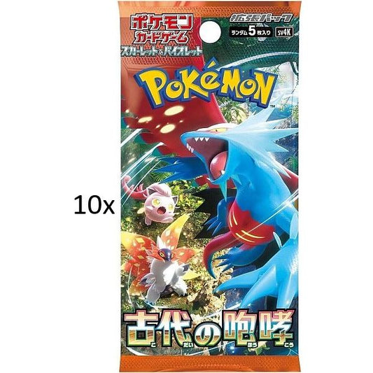Pokemon Scarlet & Violet Ancient Roar Booster Pakker Japansk