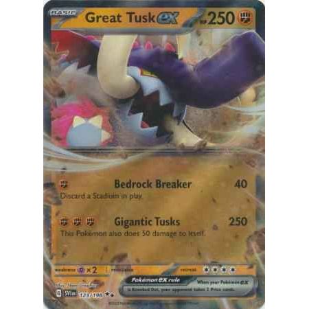 Pokemon kort Scarlet & Violet Base Set - Great Tusk ex (123/198) - Pokedexet