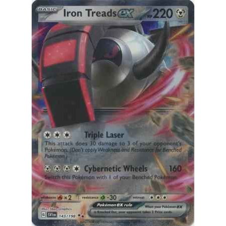 Pokemon kort Scarlet & Violet Base Set - Iron Treads ex (143/198) - Pokedexet