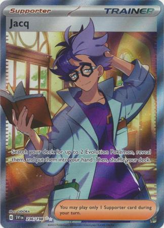 Pokemon Scarlet & Violet Base Set Jacq Full Art (236/198)