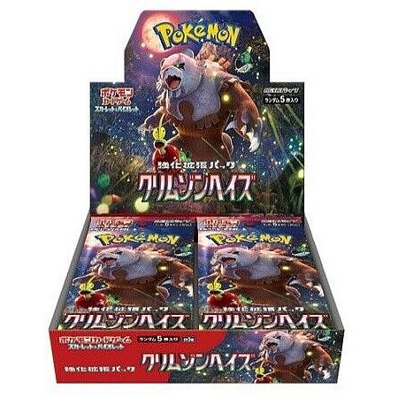 Pokemon Scarlet & Violet Crimson Haze Booster Box Japansk