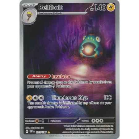 Pokemon kort Scarlet & Violet Obsidian Flames - Bellibolt Art Rare (201/197) - Pokedexet