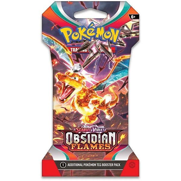Pokemon Scarlet & Violet Obsidian Flames Sleeved Booster Pakke