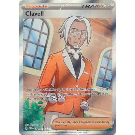 Pokemon kort Scarlet & Violet Paldea Evolved - Clavell Full Art (249/193) - Pokedexet
