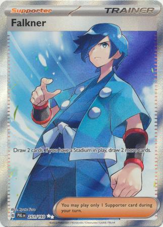 Pokemon Scarlet & Violet Paldea Evolved Falkner Full Art (251/193)
