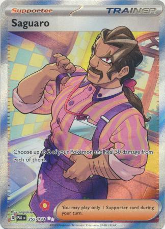 Pokemon Scarlet & Violet Paldea Evolved Saguaro Full Art (255/193)