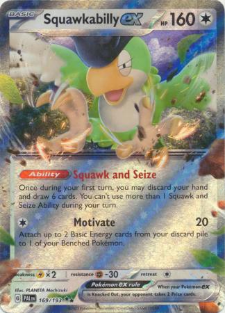 Pokemon Scarlet & Violet Paldea Evolved Squawkabilly ex (169/193)