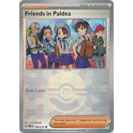 Pokemon kort Scarlet & Violet Prismatic Evolutions - Friends in Paldea Poke Ball (109/131) - Pokedexet