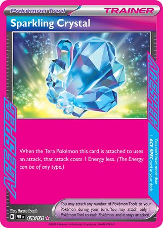 Pokemon Scarlet & Violet Prismatic Evolutions Sparkling Crystal (129/131)