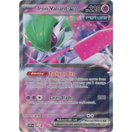 Pokemon kort Scarlet & Violet Promo Kort - Iron Valiant ex (68) - Pokedexet