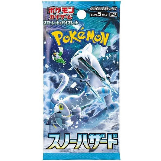 Pokemon Scarlet & Violet Snow Hazard Booster Pakke Japansk