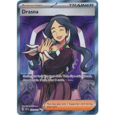 Pokemon kort Scarlet & Violet Surging Sparks - Drasna Full Art (231/191) - Pokedexet