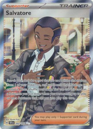 Pokemon Scarlet & Violet Temporal Forces Salvatore Full Art (202/162)