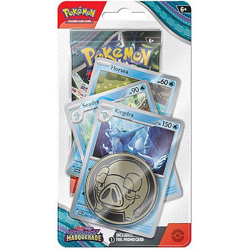 Pokemon Premium Checklane Blister Pack - Scarlet & Violet Twilight Masquerade (Kingdra) - Pokedexet