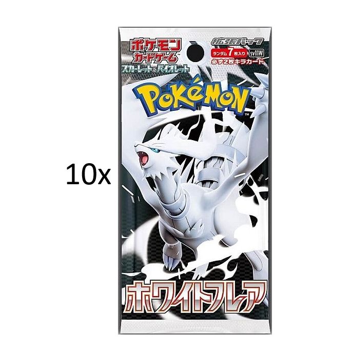 Pokemon Scarlet & Violet White Flare Booster Pakker Japansk