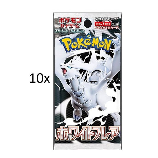 Pokemon Scarlet & Violet White Flare Booster Pakker Japansk