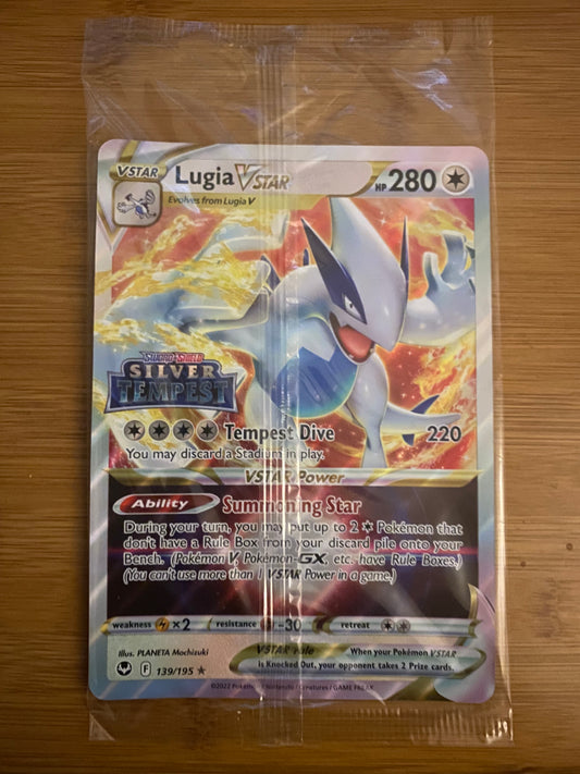 Pokemon Silver Tempest Lugia VSTAR Stort Promo Kort