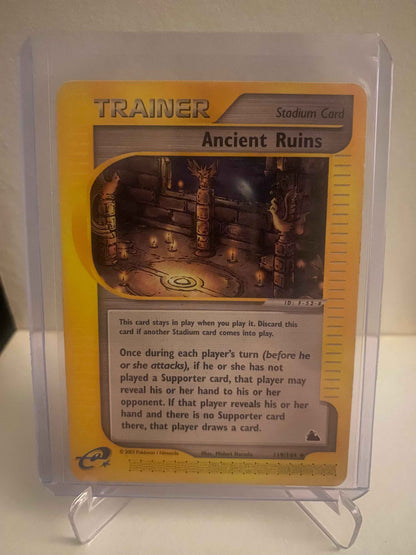Pokemon kort Skyridge - Ancient Ruins (119/144) - Pokedexet