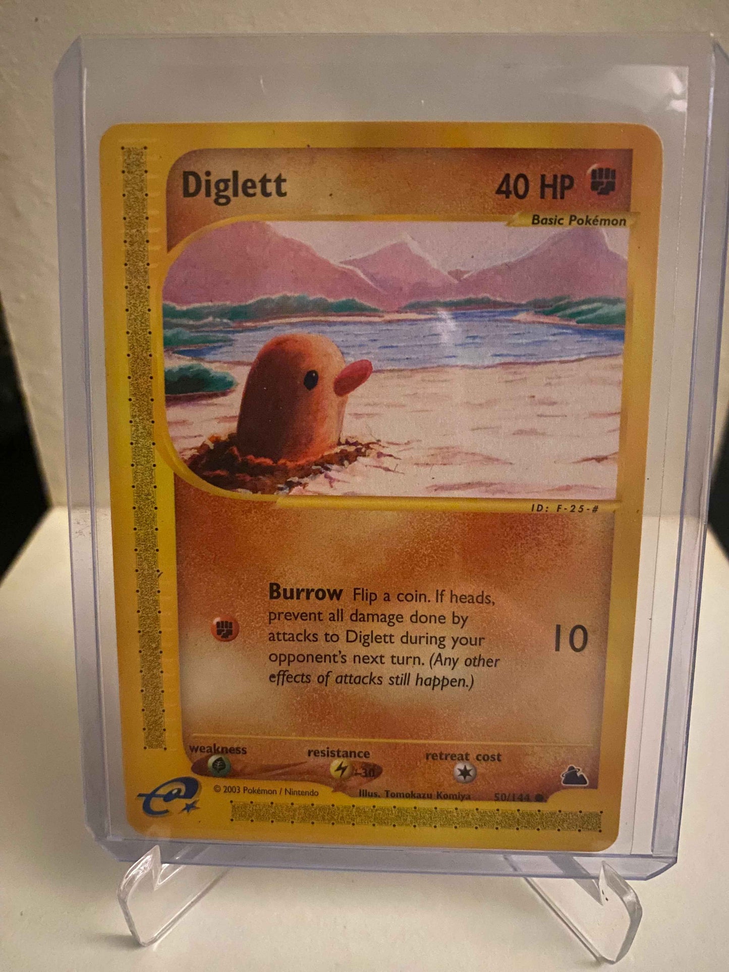 Pokemon kort Skyridge - Diglett (50/144) - Pokedexet