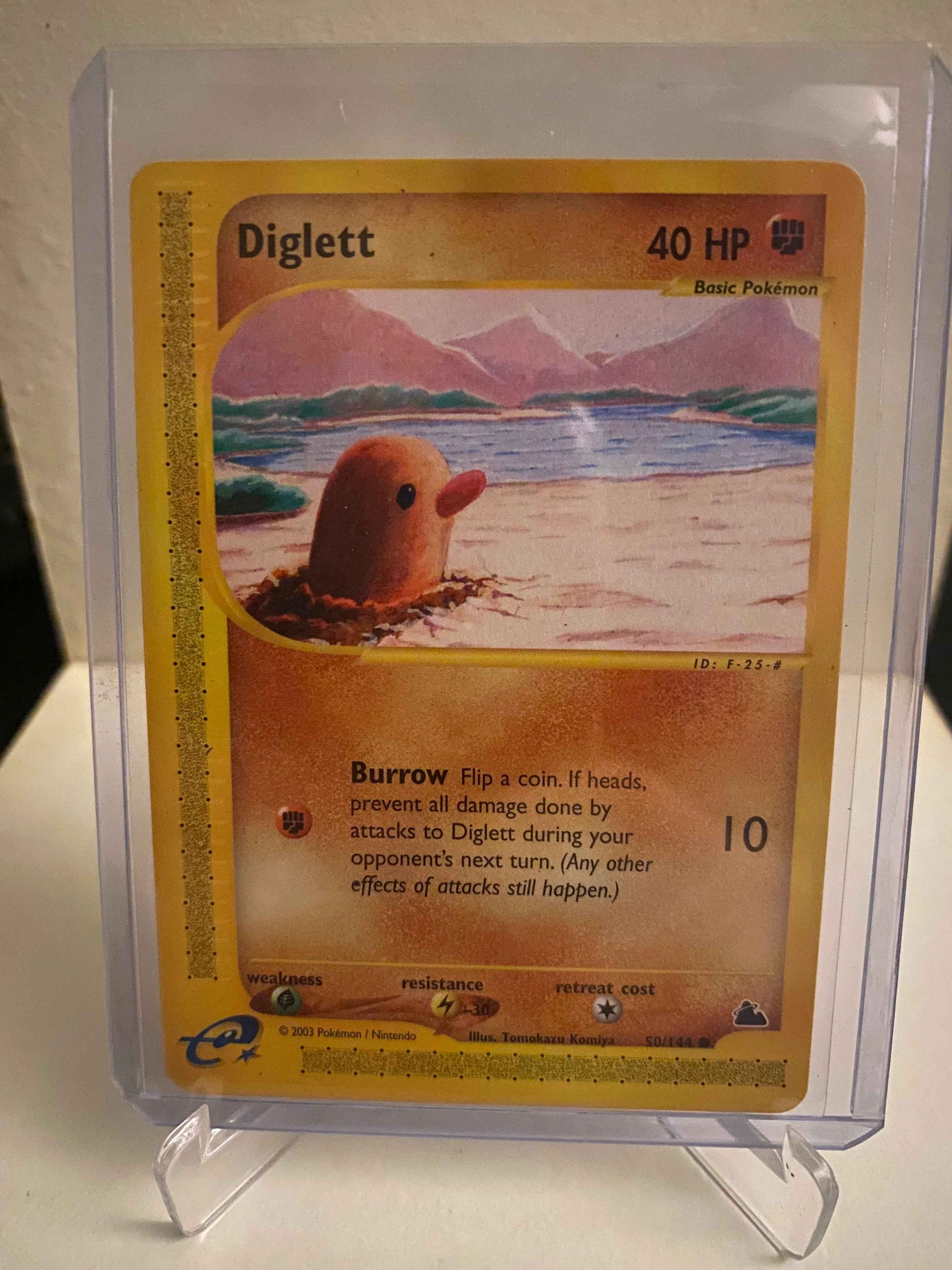 Pokemon kort Skyridge - Diglett (50/144) - Pokedexet