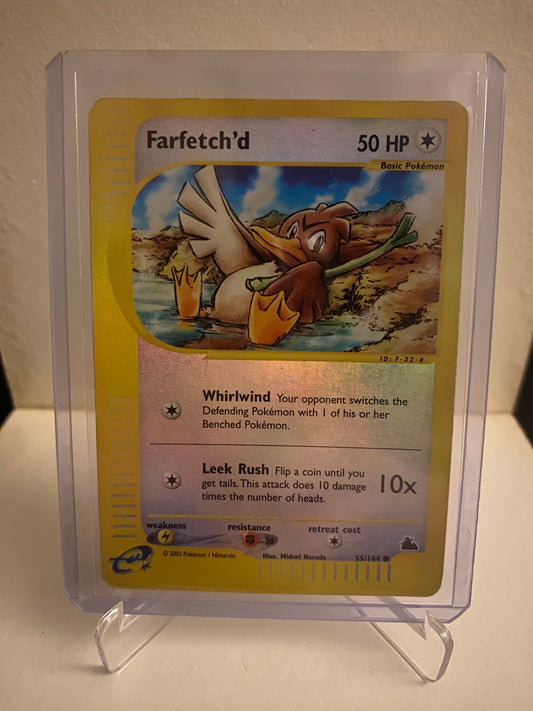 Pokemon Skyridge Farfetch´d Reverse Holofoil (55/144)