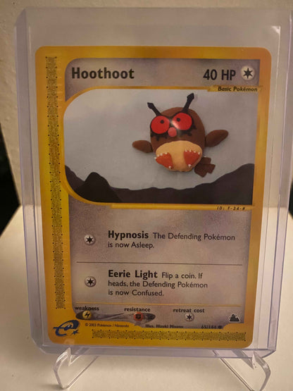 Pokemon kort Skyridge - Hoothoot (65/144) - Pokedexet