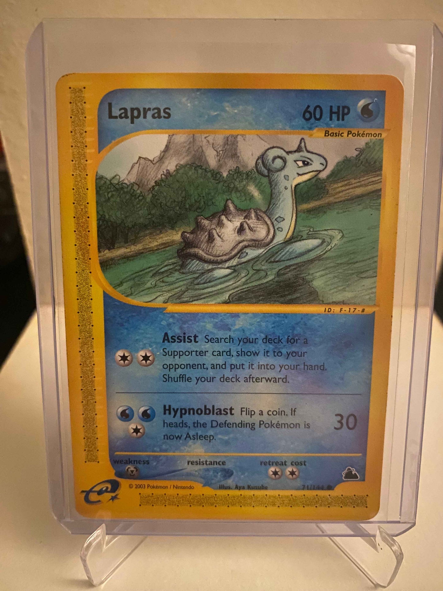 Pokemon kort Skyridge - Lapras (71/144) - Pokedexet