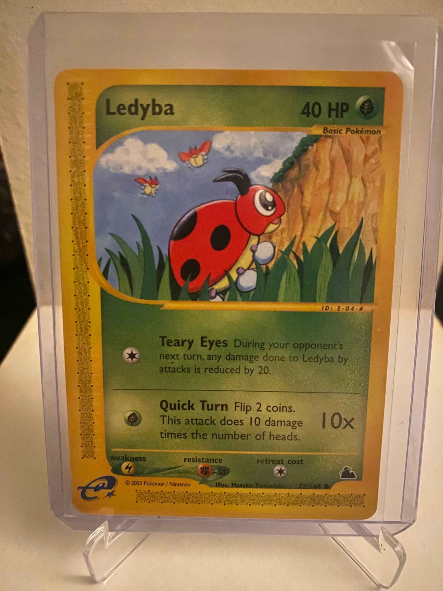 Pokemon kort Skyridge - Ledyba (72/144) - Pokedexet