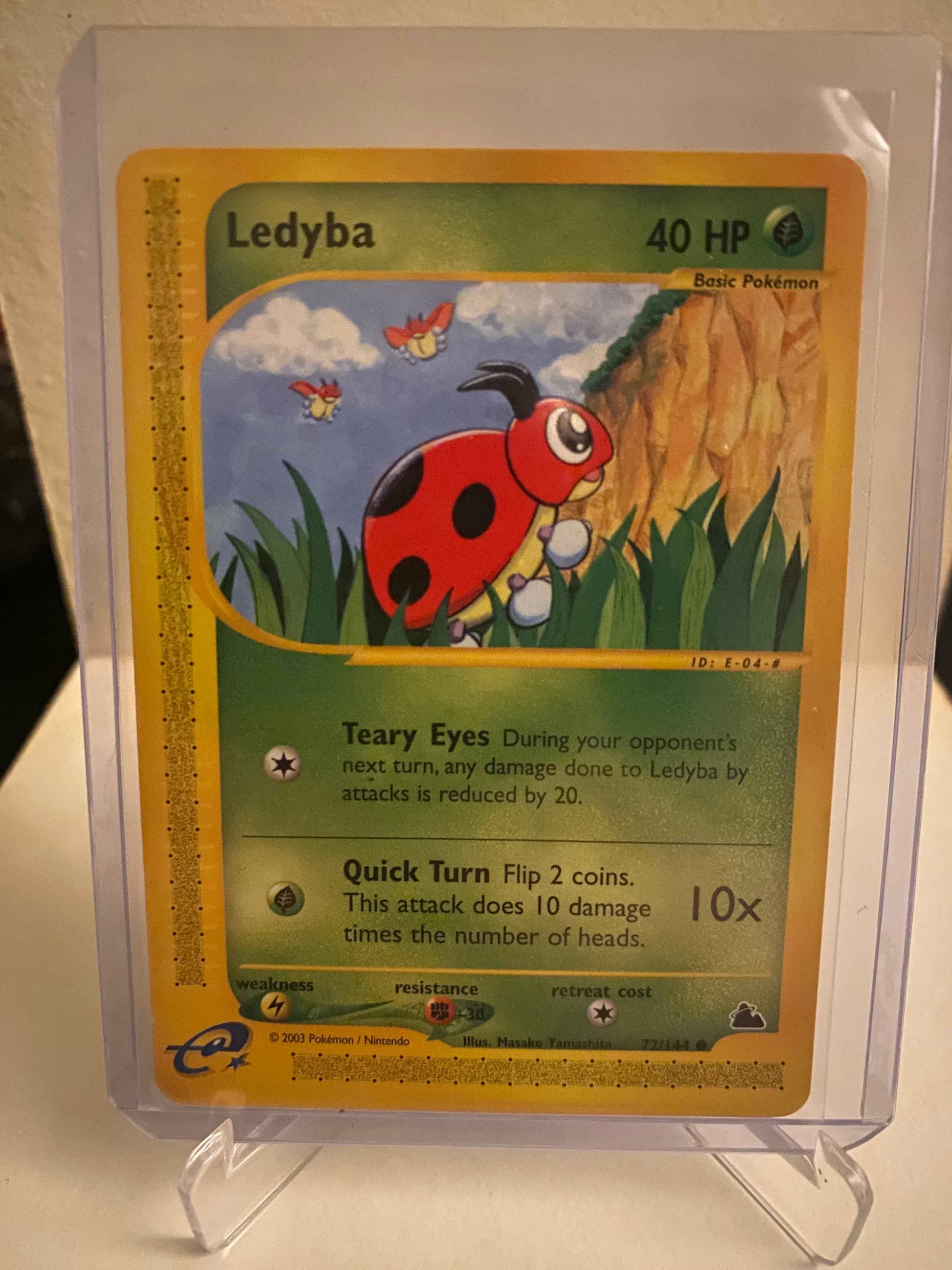 Pokemon kort Skyridge - Ledyba (72/144) - Pokedexet