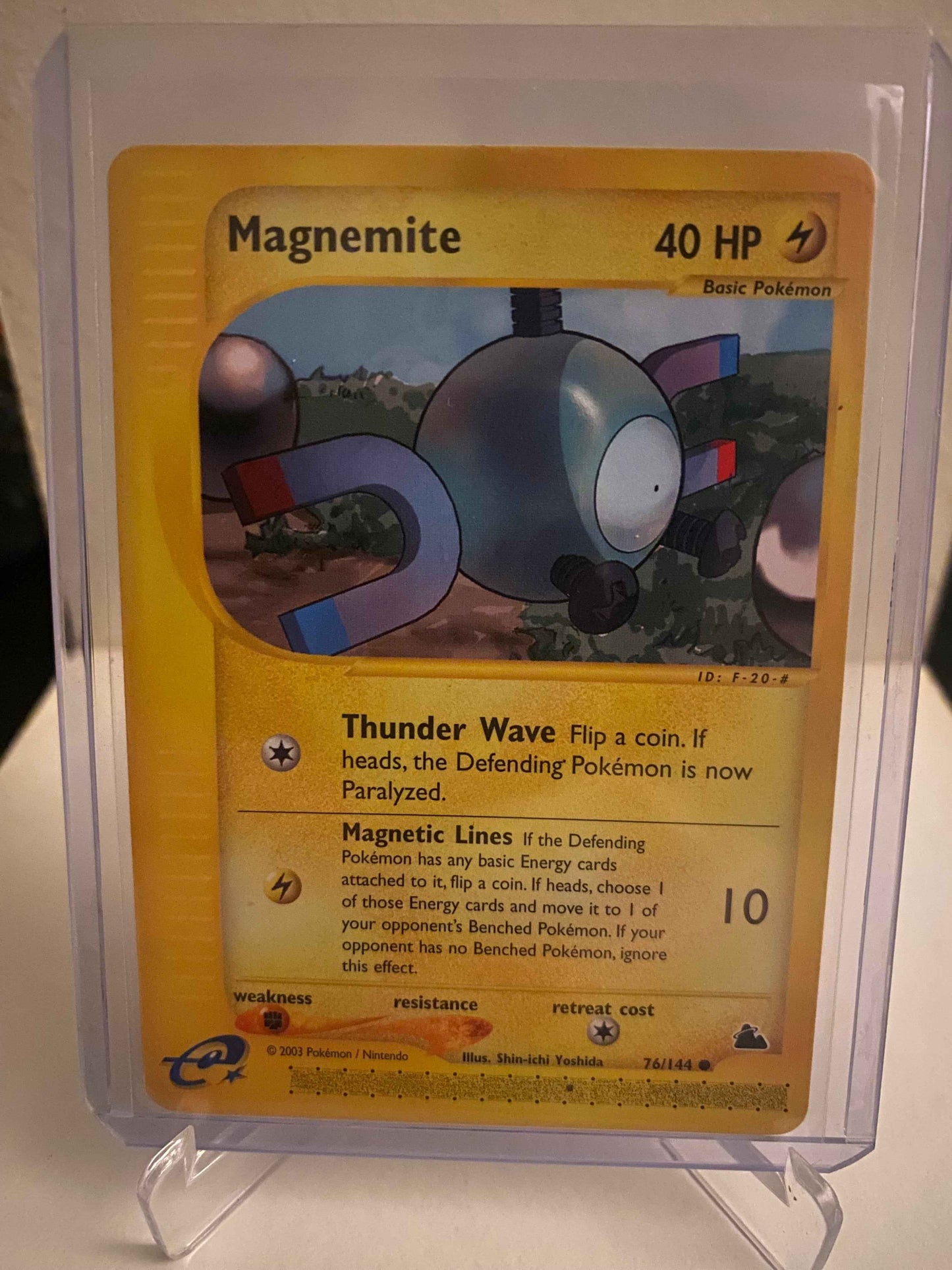 Pokemon kort Skyridge - Magnemite (76/144) - Pokedexet