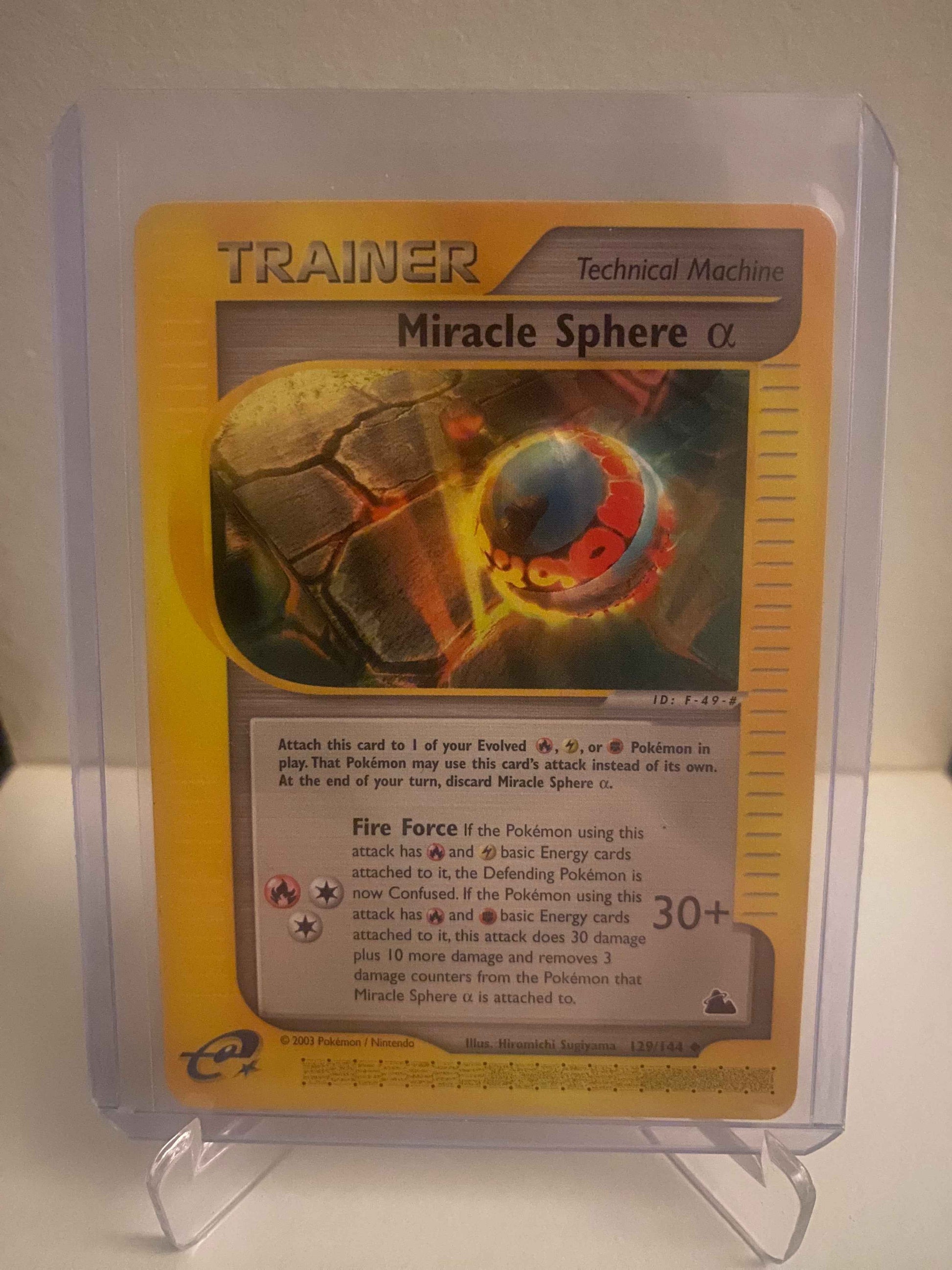 Pokemon kort Skyridge - Miracle Sphere Alpha (129/144) - Pokedexet
