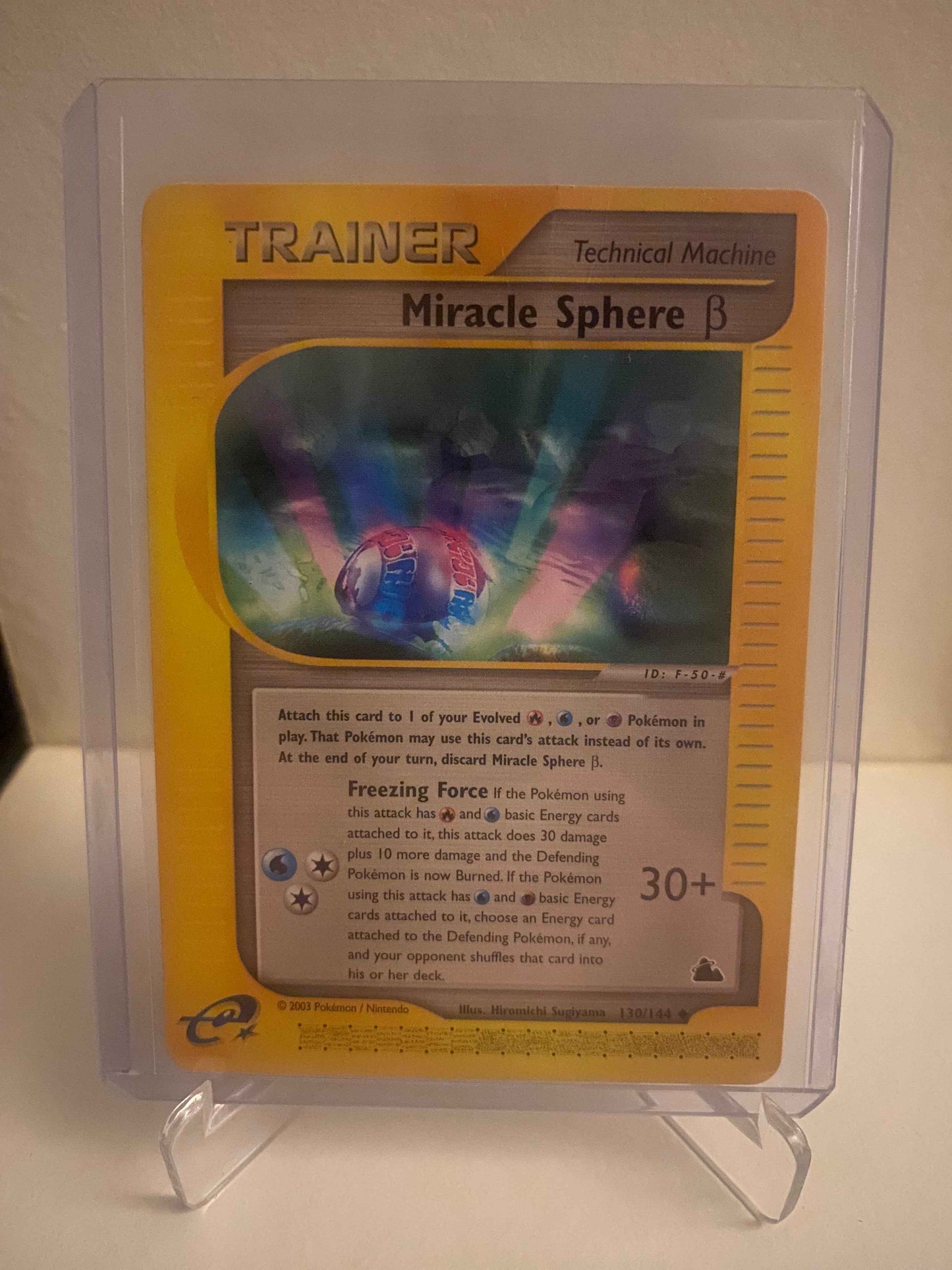 Pokemon kort Skyridge - Miracle Sphere Beta (130/144) - Pokedexet