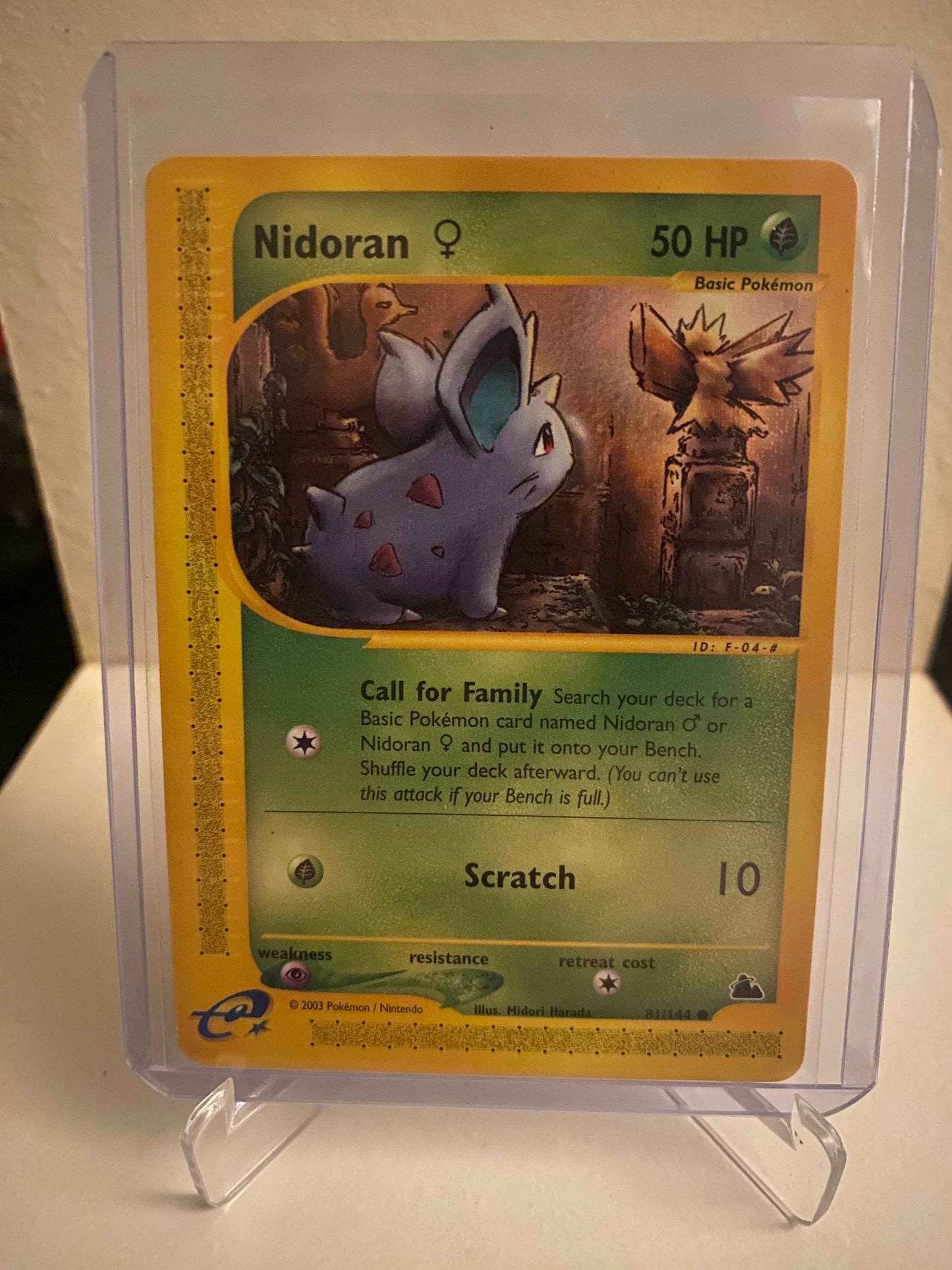Pokemon kort Skyridge - Nidoran (81/144) - Pokedexet