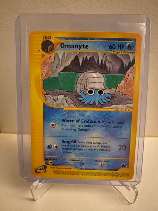 Pokemon Skyridge Omanyte (41/144)