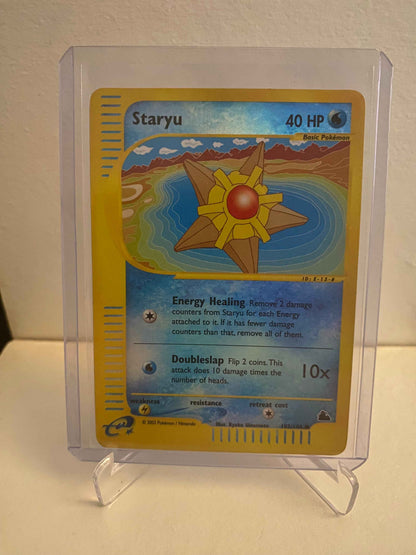 Pokemon kort Skyridge - Staryu Reverse Holofoil (103/144) - Pokedexet