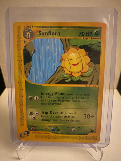Pokemon kort Skyridge - Sunflora (105/144) - Pokedexet
