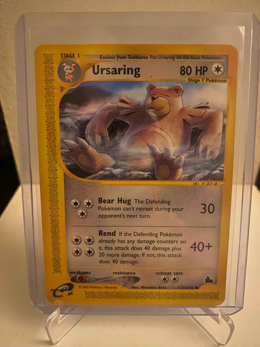 Pokemon kort Skyridge - Ursaring (110/144) - Pokedexet