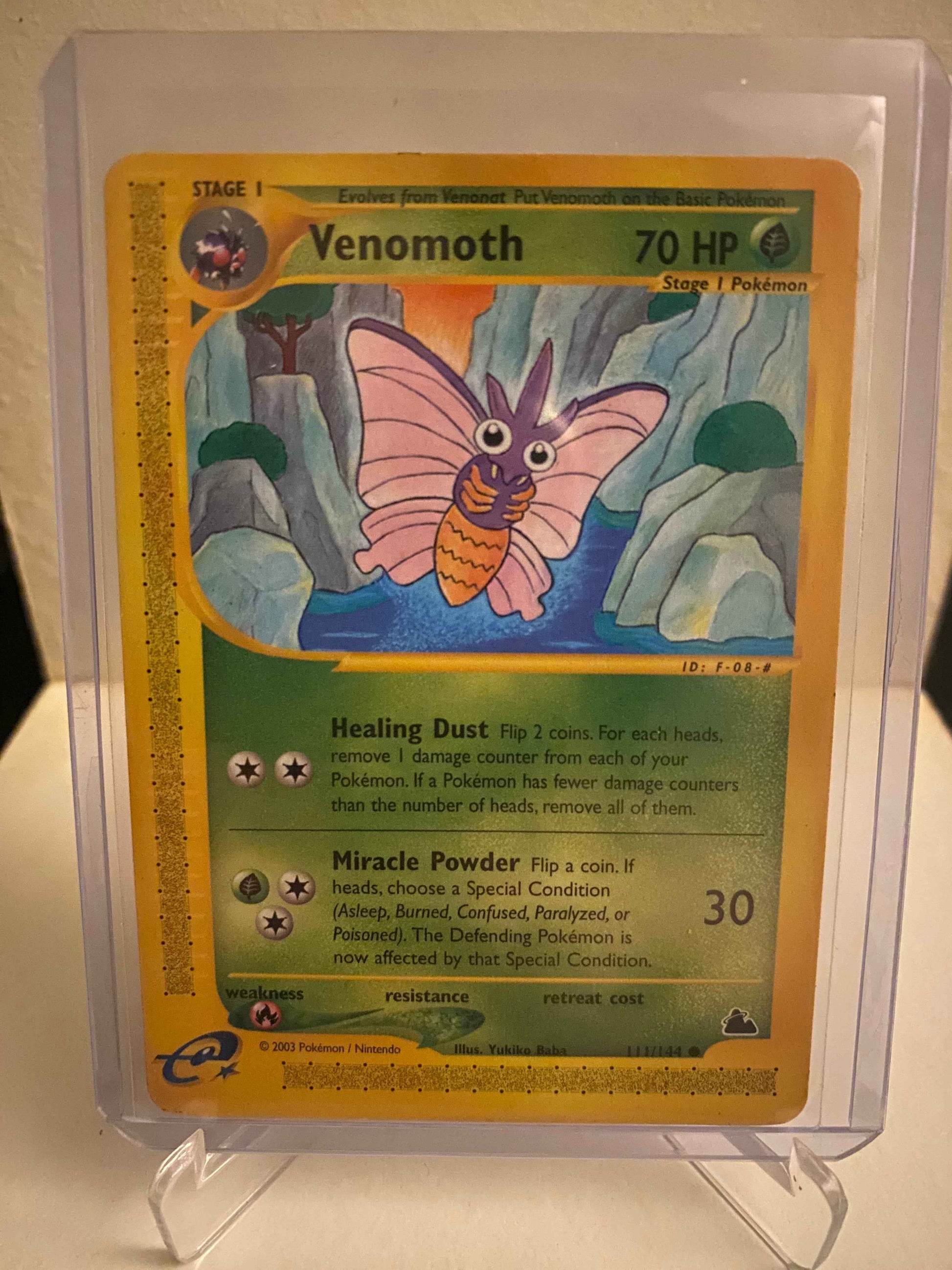 Pokemon kort Skyridge - Venomoth (111/144) - Pokedexet
