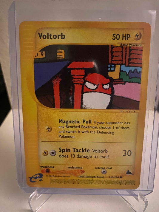 Pokemon kort Skyridge - Voltorb (113/144) - Pokedexet