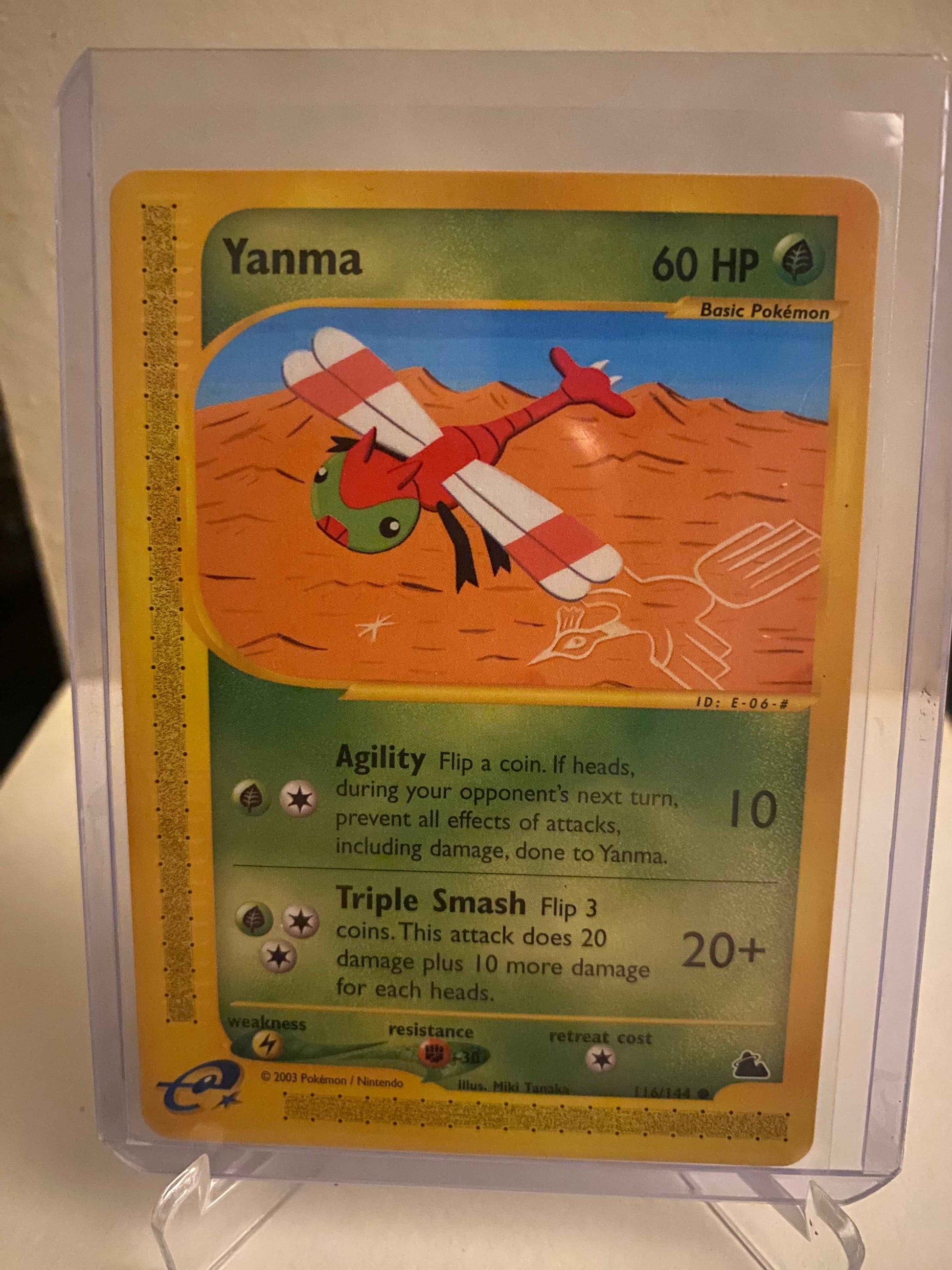 Pokemon kort Skyridge - Yanma (116/144) - Pokedexet