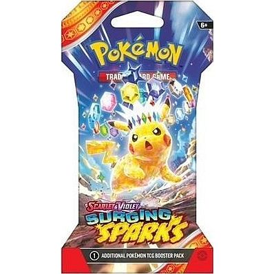 Pokemon Sleeved Booster Pack - Scarlet & Violet Surging Sparks - Pokedexet