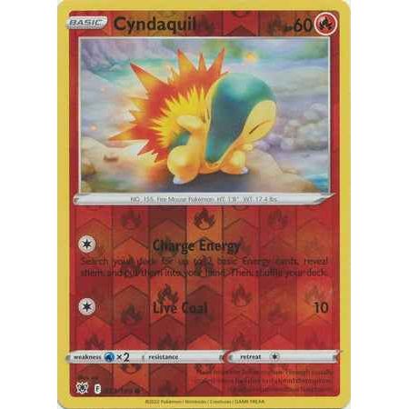Pokemon kort Sword & Shield Astral Radiance - Cyndaquil Reverse Holofoil (23/189) - Pokedexet