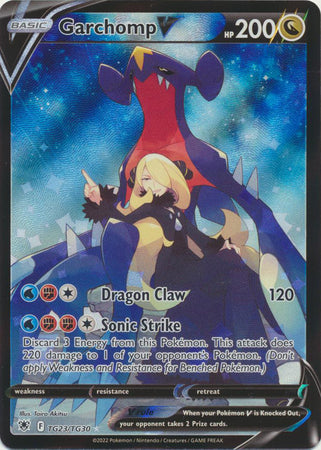 Pokemon Sword & Shield Astral Radiance Garchomp V (TG23/TG30)