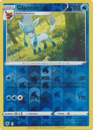 Pokemon Sword & Shield Astral Radiance Glaceon Reverse Holofoil (38/189)