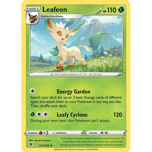 Pokemon kort Sword & Shield Astral Radiance - Leafeon (13/189) - Pokedexet