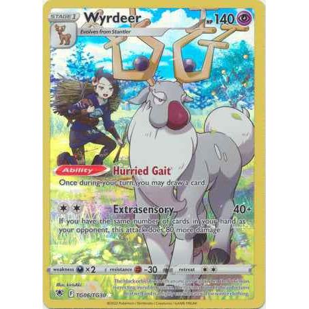 Pokemon kort Sword & Shield Astral Radiance - Wyrdeer (TG06/TG30) - Pokedexet
