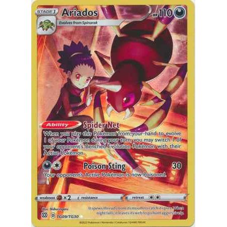 Pokemon kort Sword & Shield Brilliant Stars - Ariados (TG09/TG30) - Pokedexet