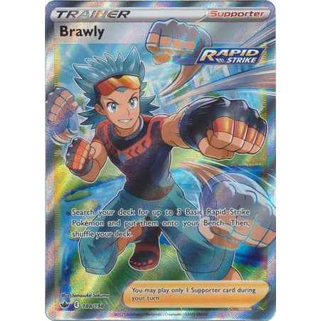 Pokemon kort Sword & Shield Chilling Reign - Brawly Full Art (188/198) - Pokedexet