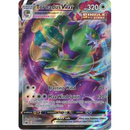 Pokemon kort Sword & Shield Chilling Reign - Tornadus VMAX (125/198) - Pokedexet